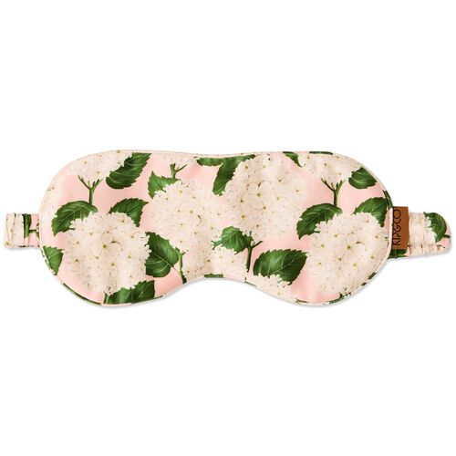 Kip&Co Hydrangea Pink Silk Eye Mask One Size
